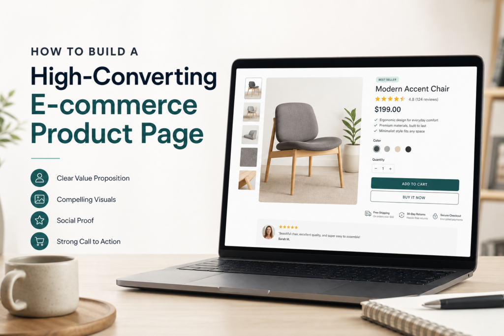 high-converting e-commerce product page