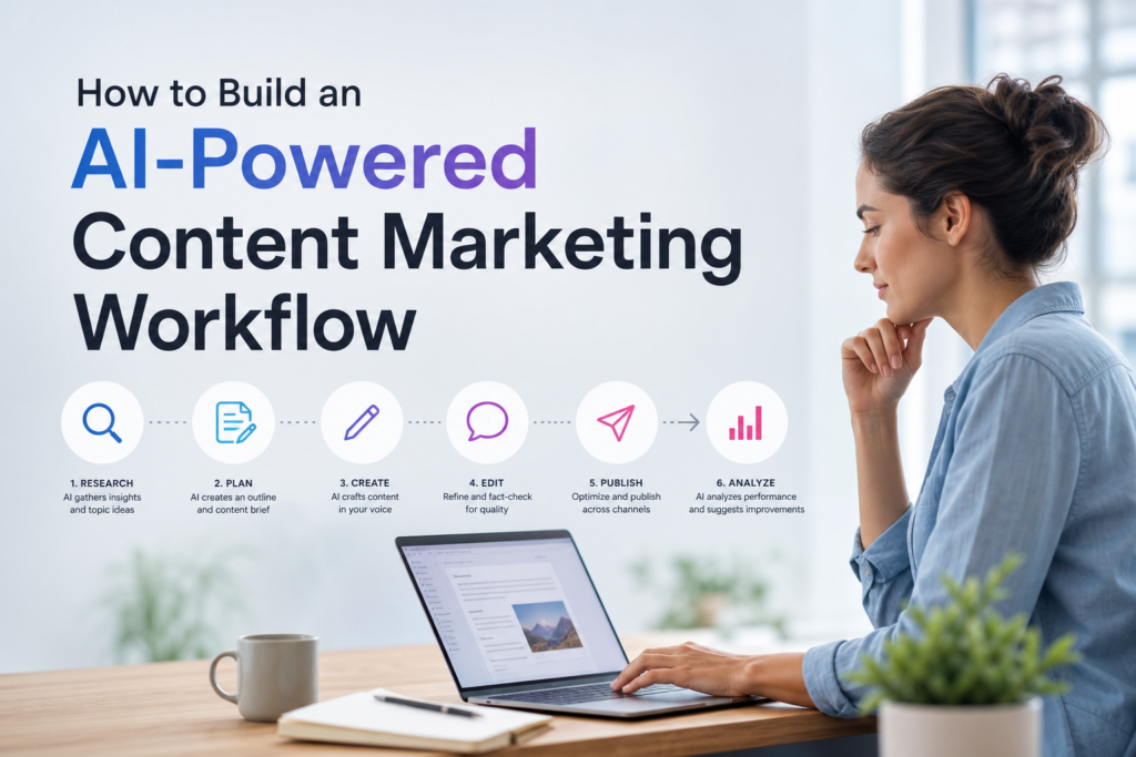 AI content marketing workflow